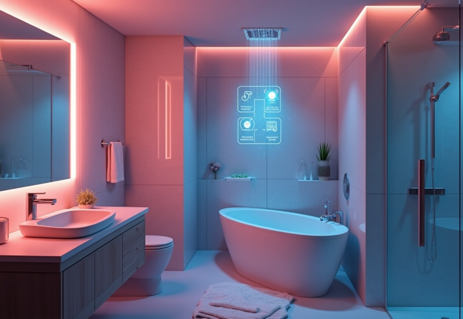 Set up your smart bathroom with a central hub