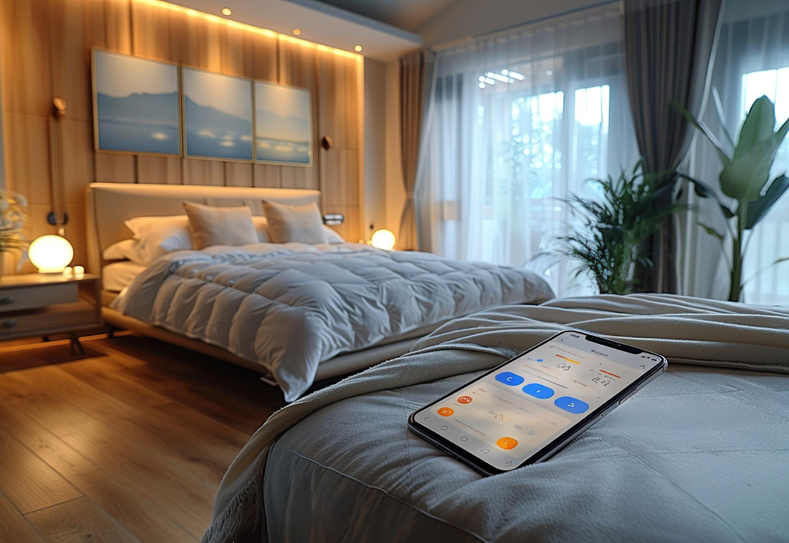 Set up your smart bedroom with smart automation app