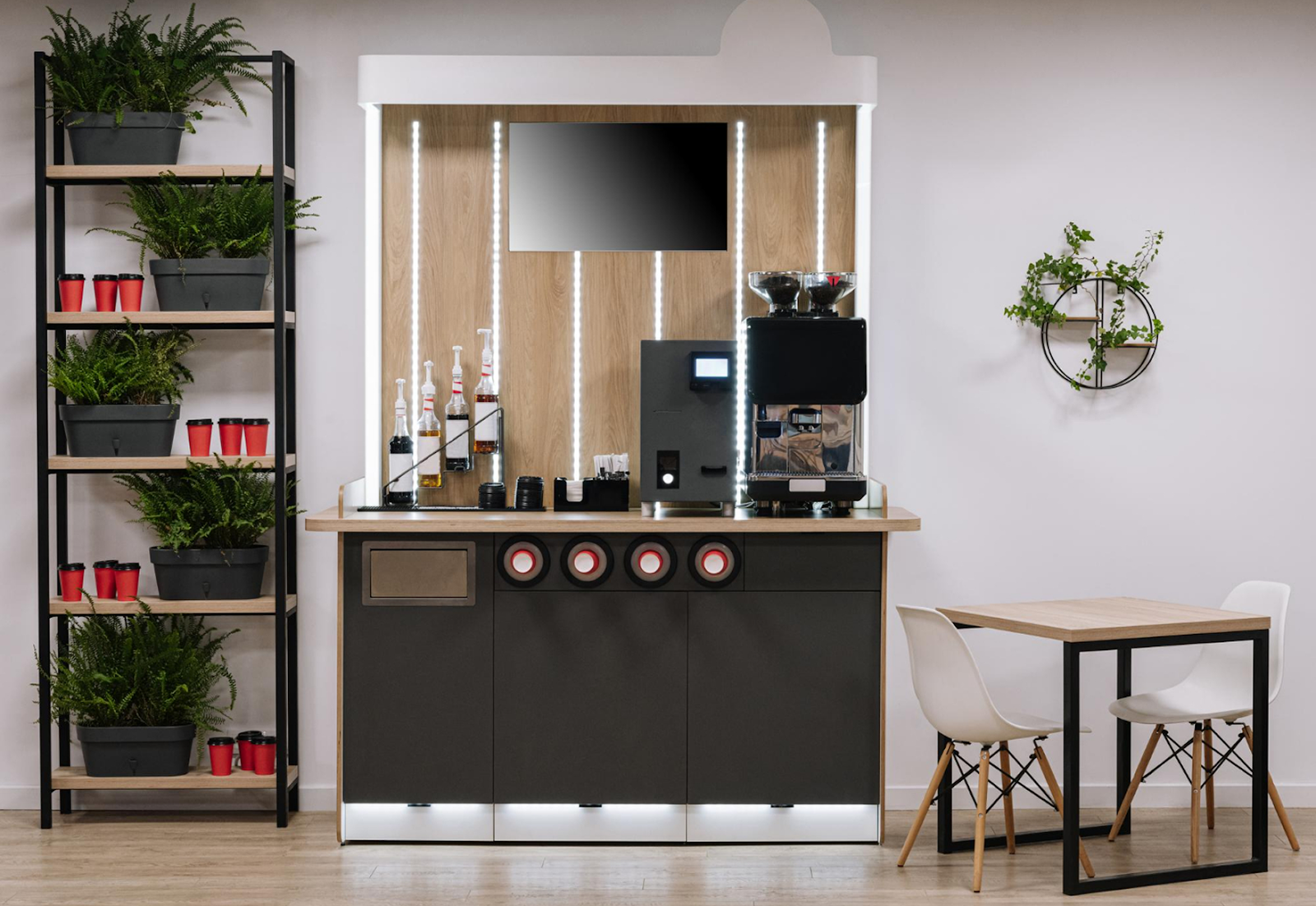 Small space home bar 