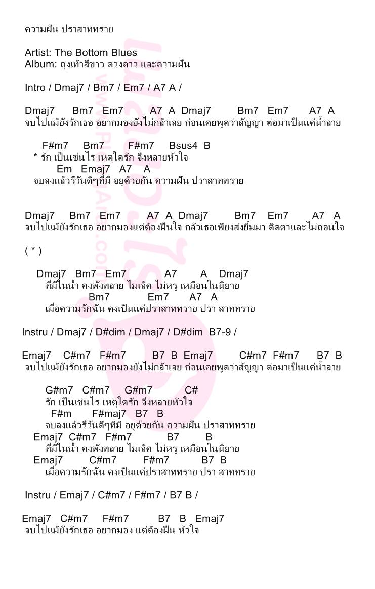 ความฝัน ปราสาททราย
