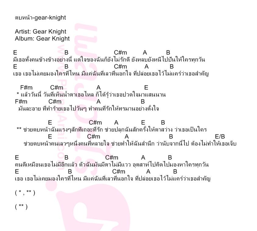 ตบหน้า-gear-knight