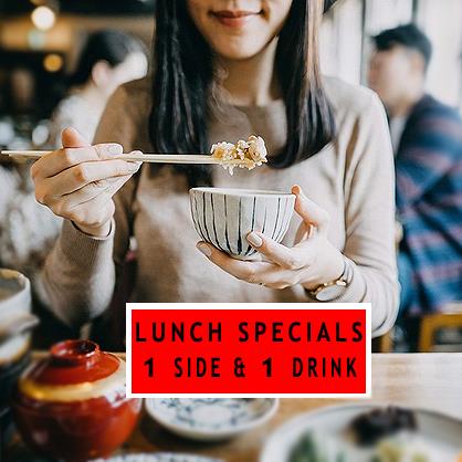 Lunch Sets (1 Side ➕ 1 Drink)