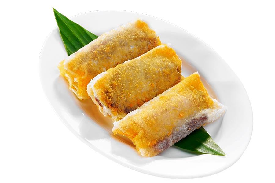 Crispy Red Bean Paste with Banana 三味香酥饼