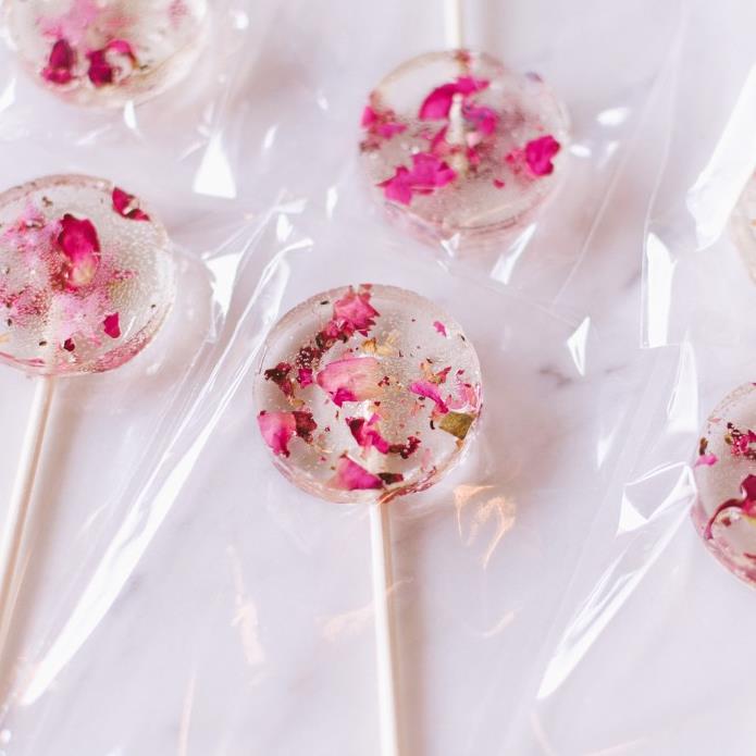 Floral Lollipops