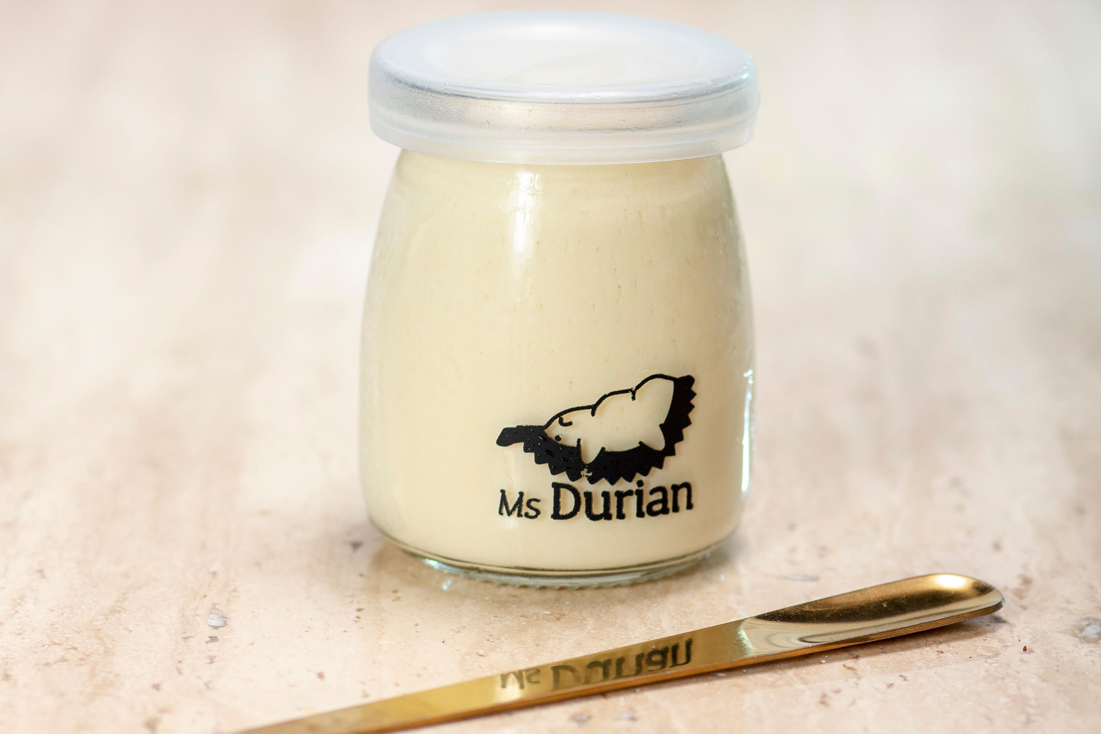 Durian Coconut Milk Pudding