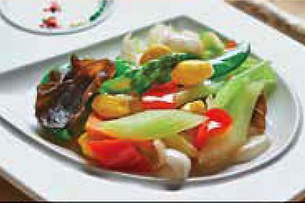 Stir- Fried Teochew Vegetarian Deluxe  潮州八景