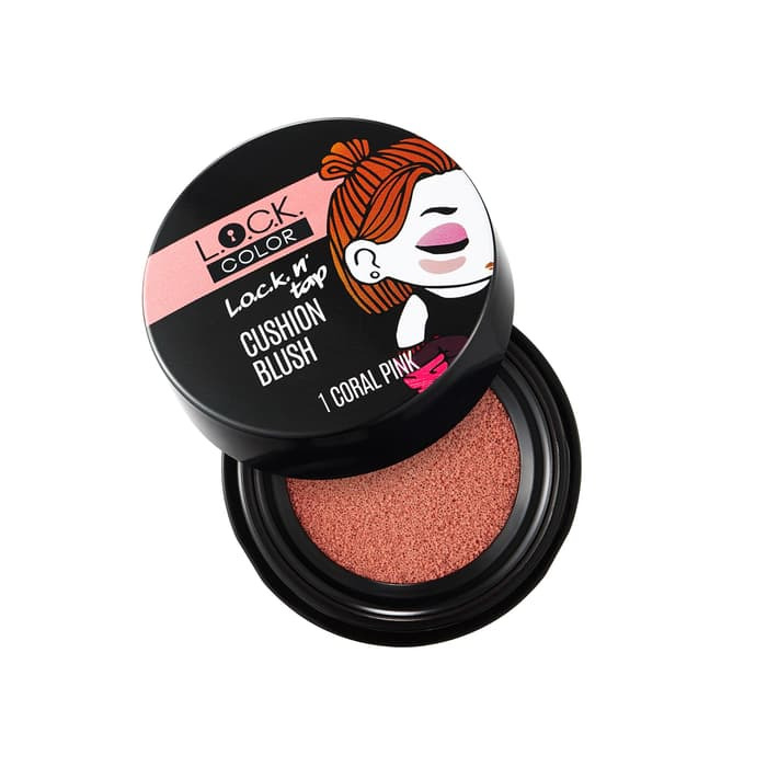 L.O.C.K. Color L.O.C.K. n’ TAP CUSHION BLUSH CORAL PINK - Review SOCO ...