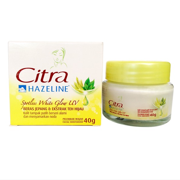 citra hazeline spotless white glow uv facial moisturizer