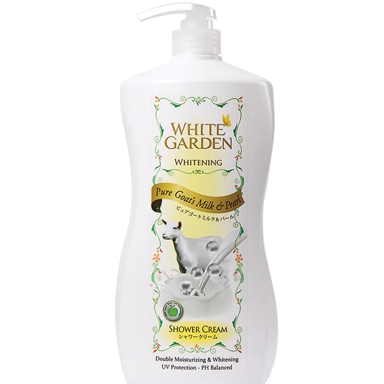 White Garden Shower Cream Pure Goat's Milk & Pearl - Review SOCO by Sociolla