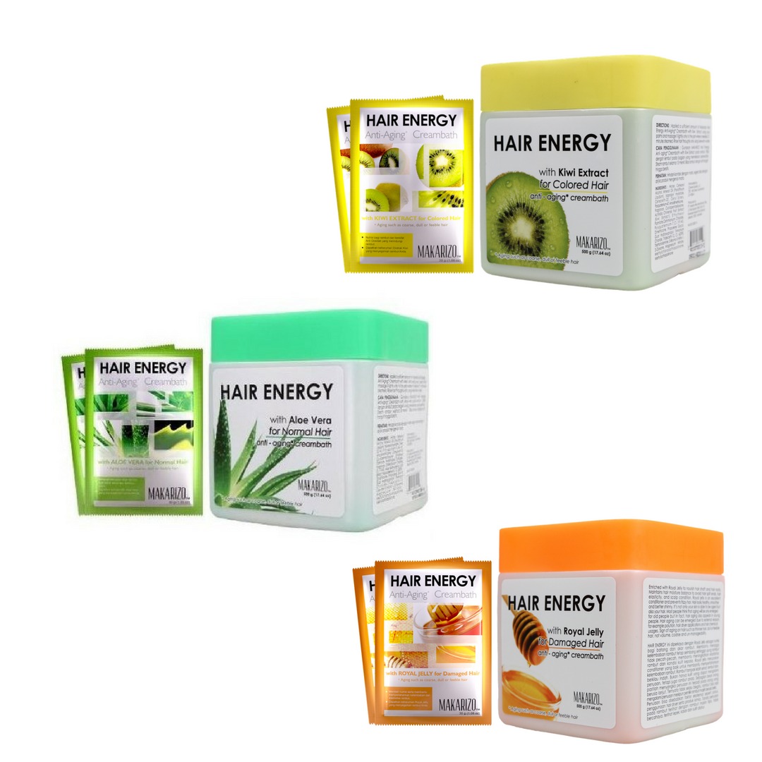 Review Makarizo Hair Energy Anti Aging Creambath Soco By Sociolla