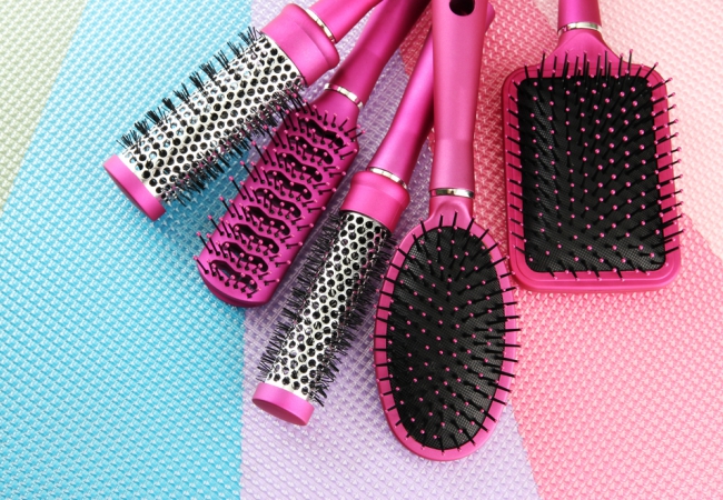 sisir dengan cushion