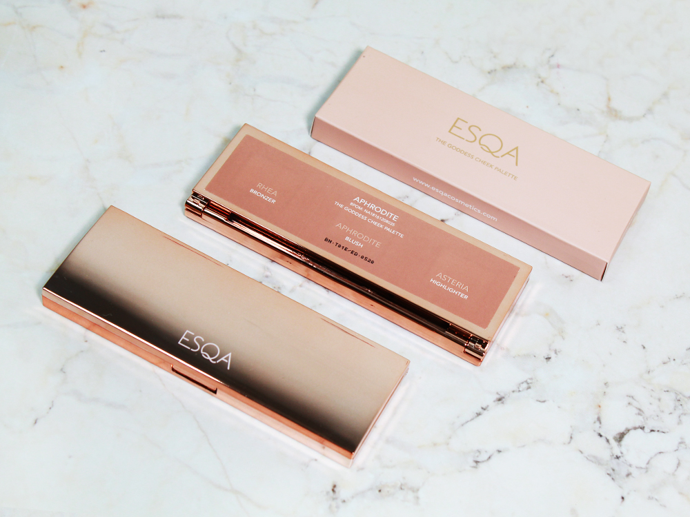 Review: ESQA The Goddess Cheek Palette