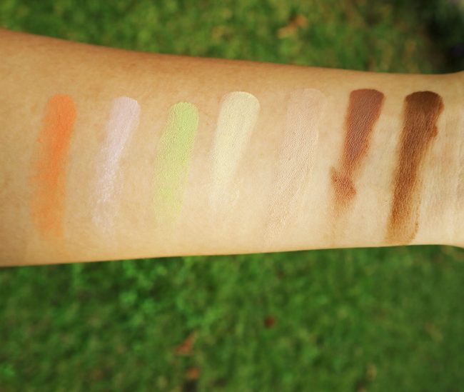 review city color contour and correct palette cream