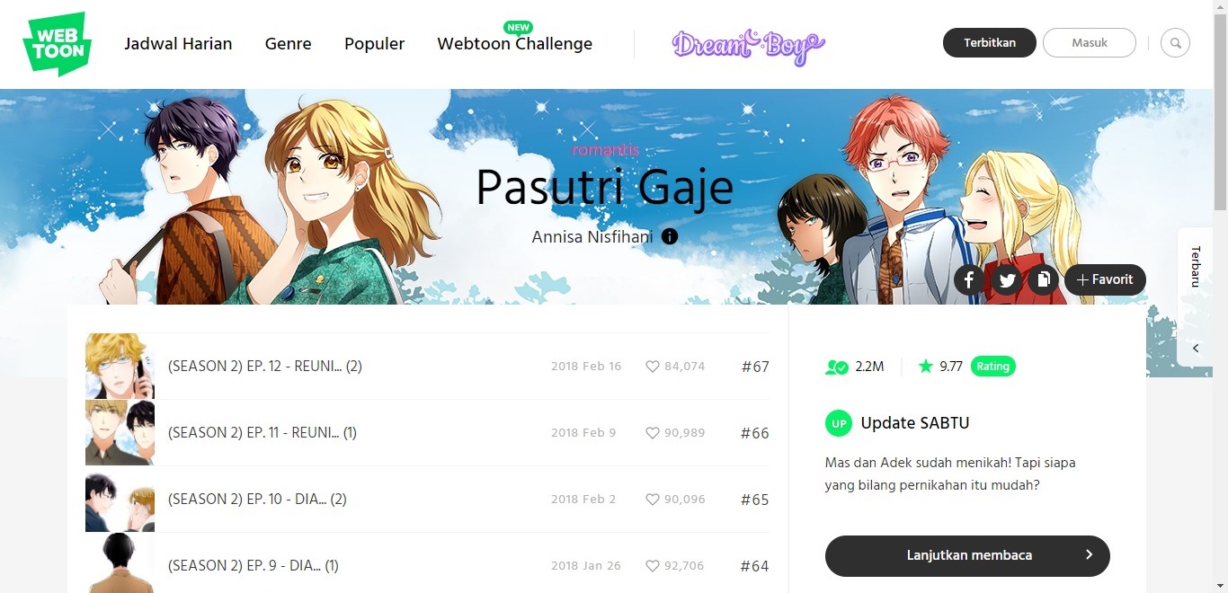 Santai Di Akhir Pekan Yuk Baca 5 Rekomendasi Komik Di Line Webtoon