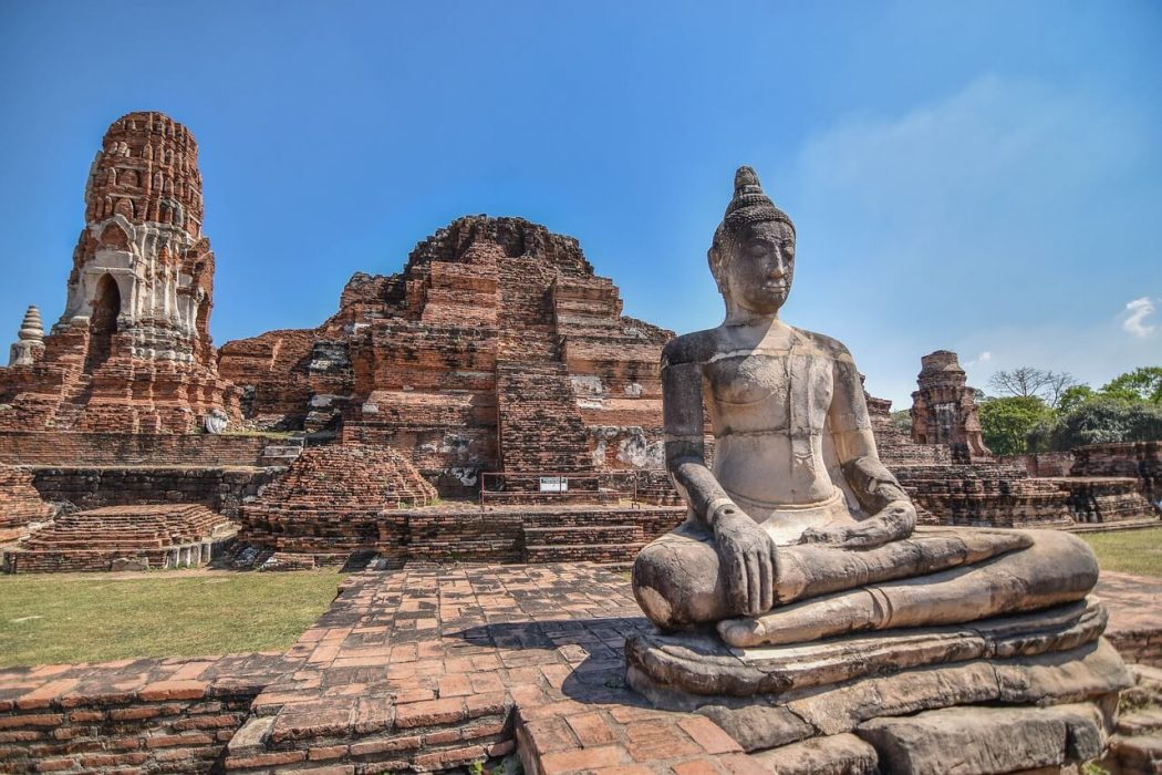 yutthaya is one of the ancient capitals of old Siam and it's full of magnificent ancient ruins and temples