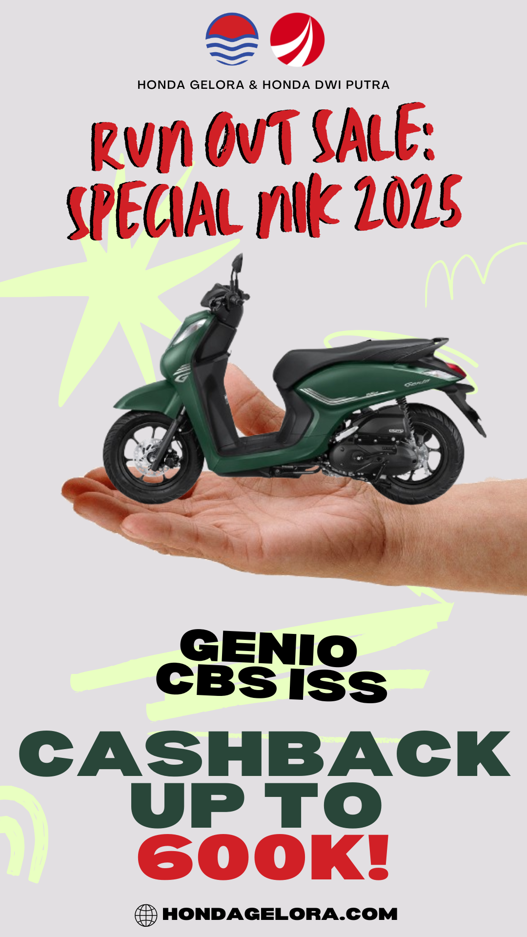 RUN OUT SALE! GENIO CBS ISS
