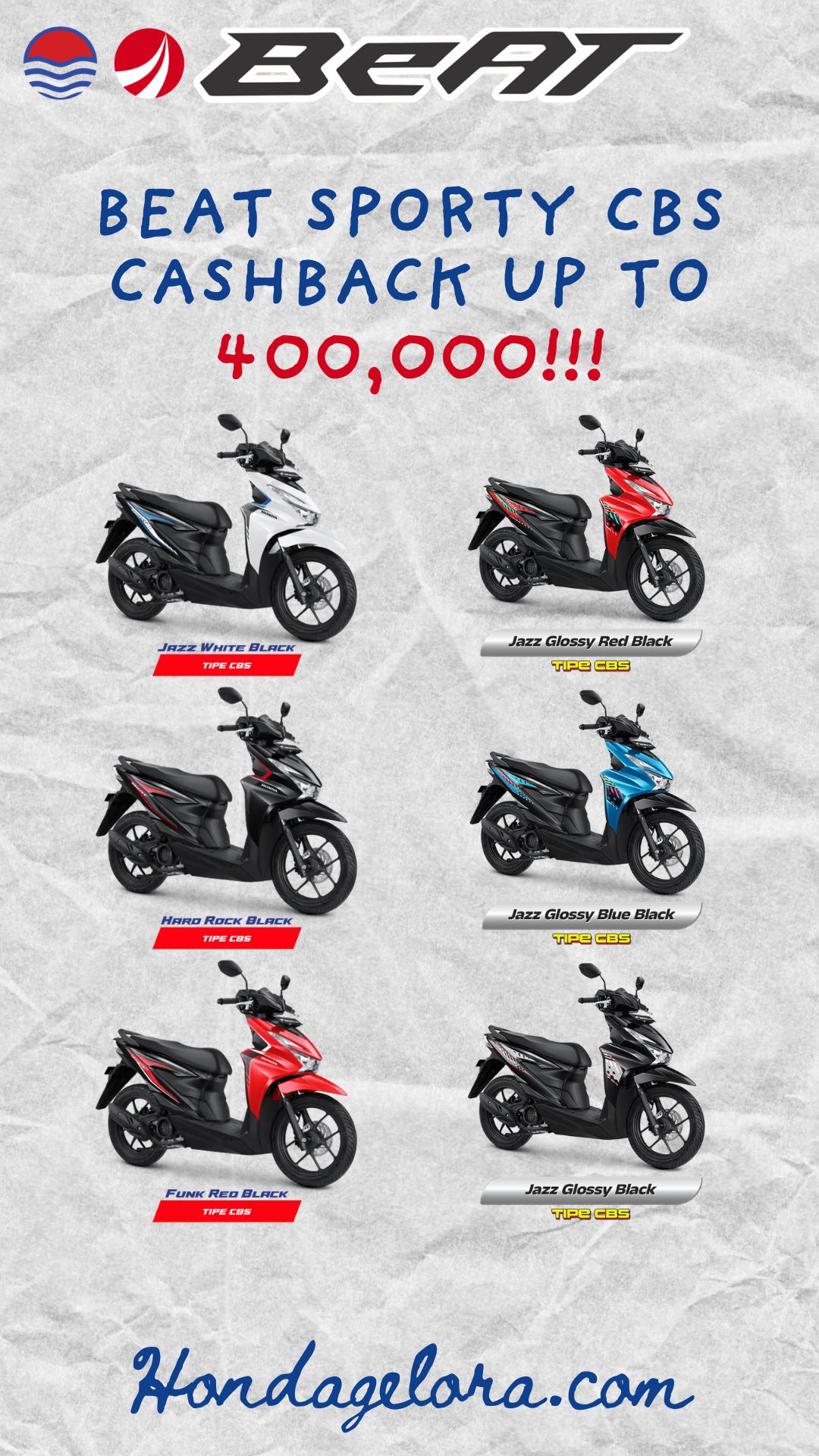 July Special Offer: Beat Sporty CBS