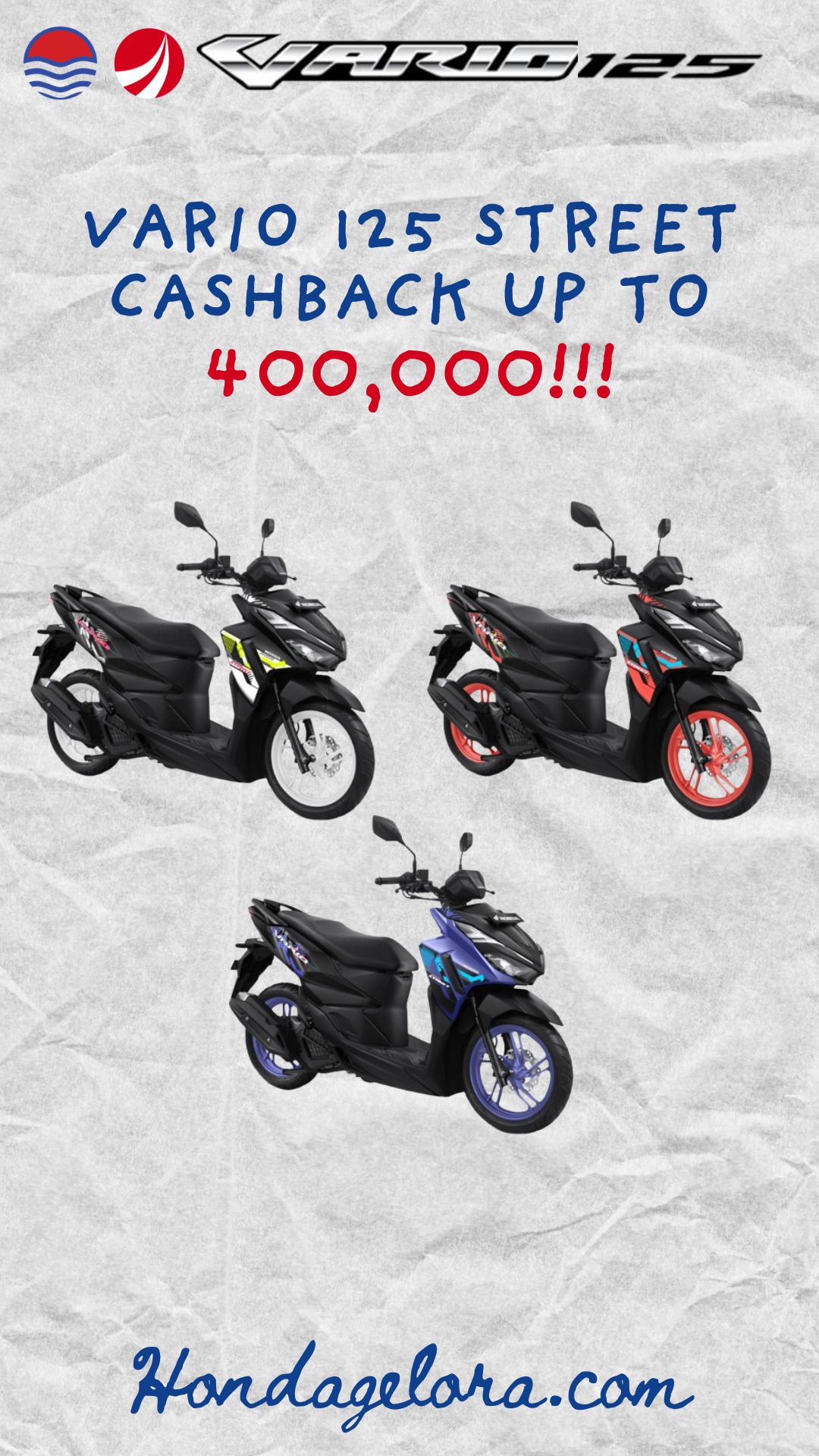 July Special Offer: Vario 125 Street