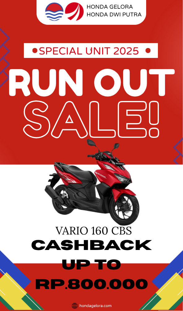 RUN OUT SALE: VARIO 160 CBS