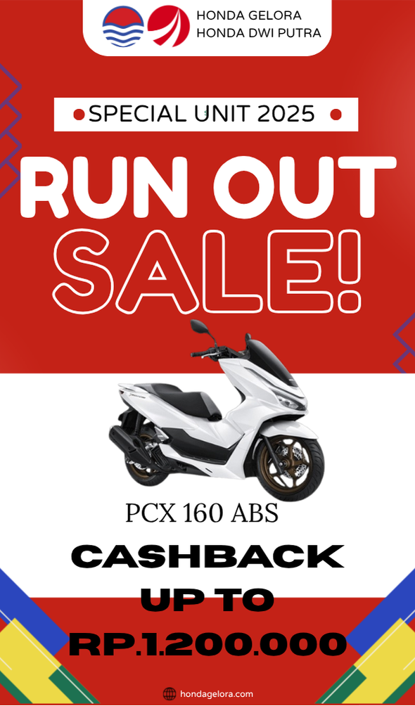 RUN OUT SALE: PCX 160 ABS