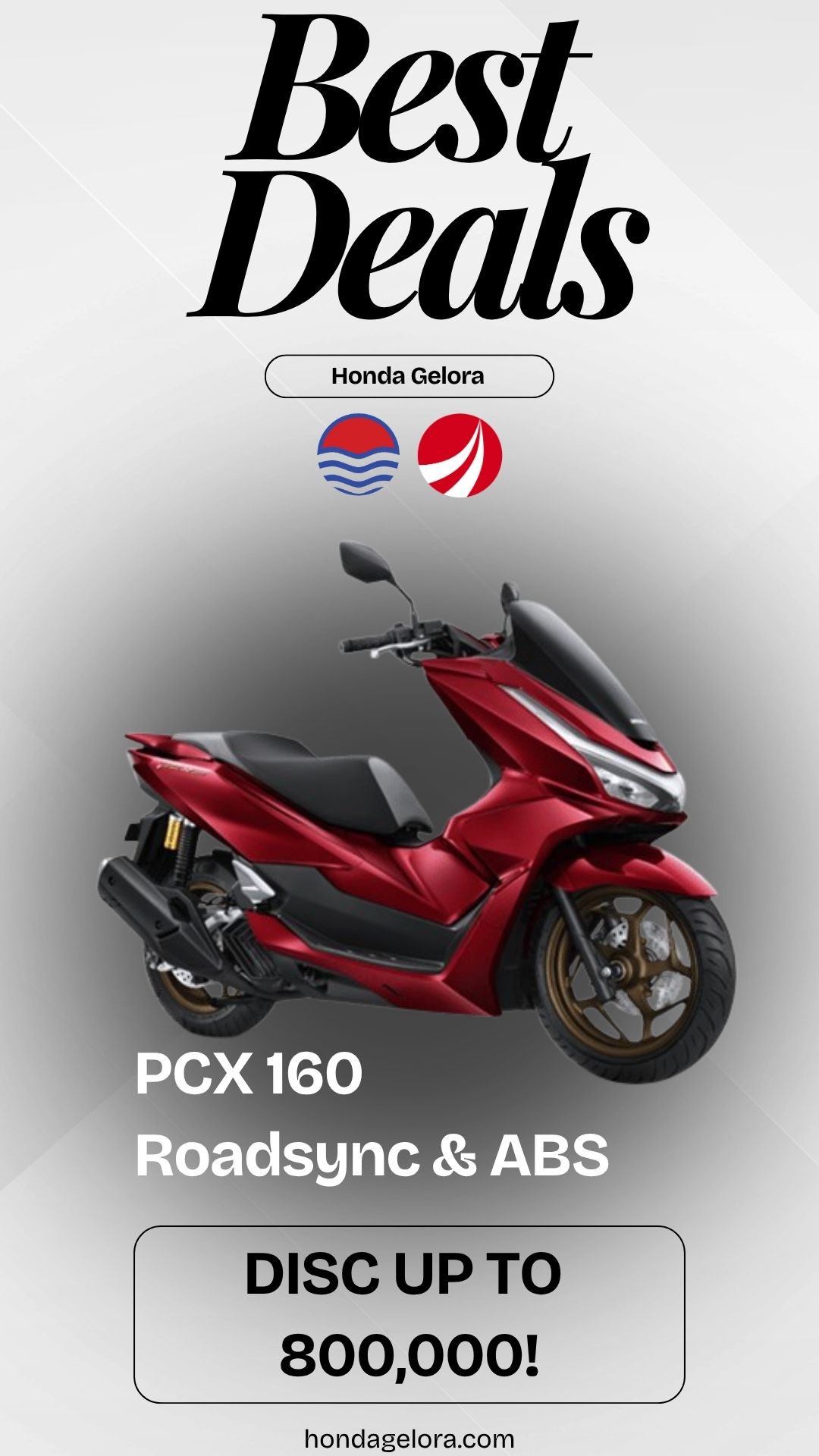 JUNE BEST DEALS: PCX 160 RoadSync & ABS