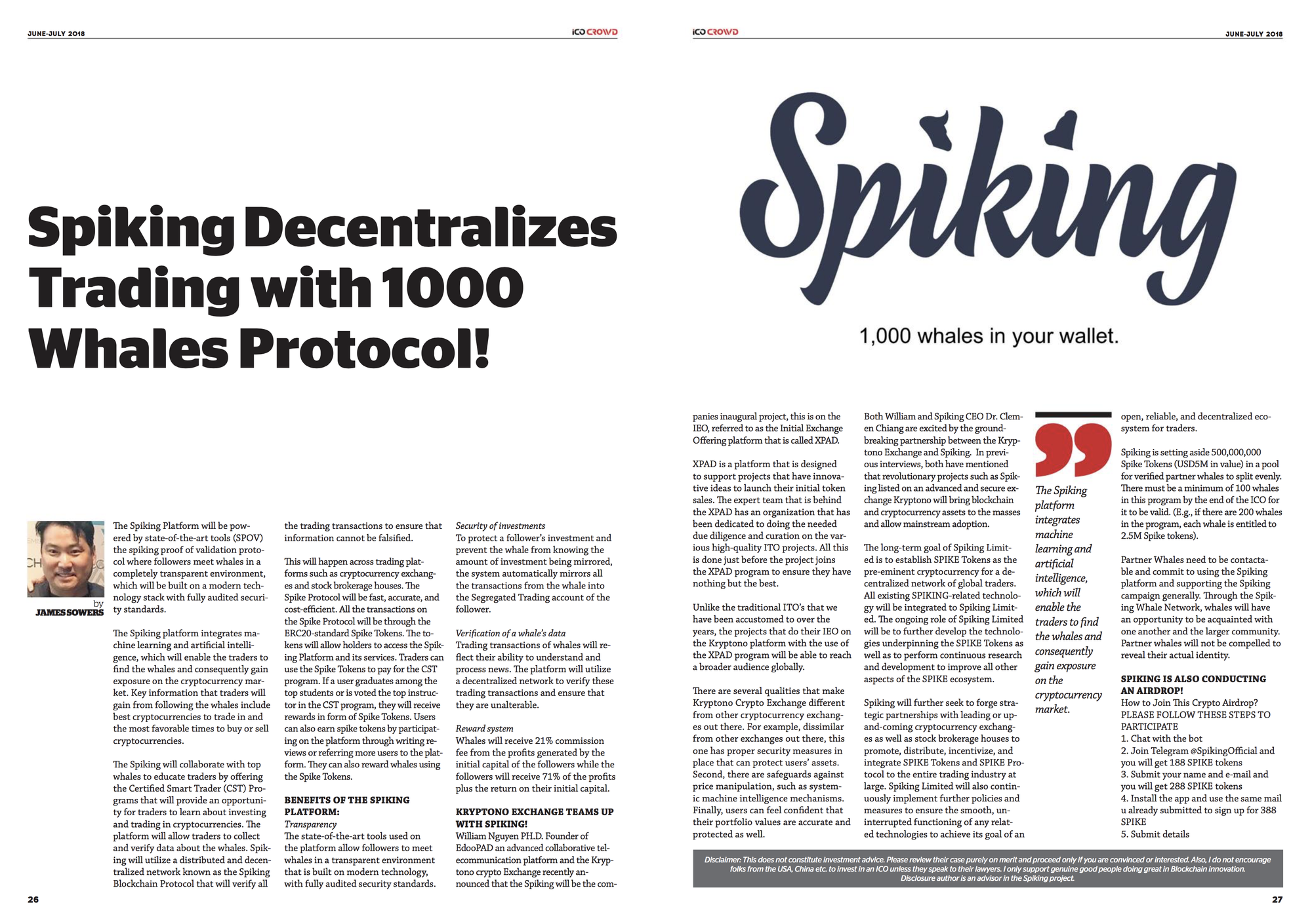 Spiking Decentralizes Trading with 1000 Whales Protocol!