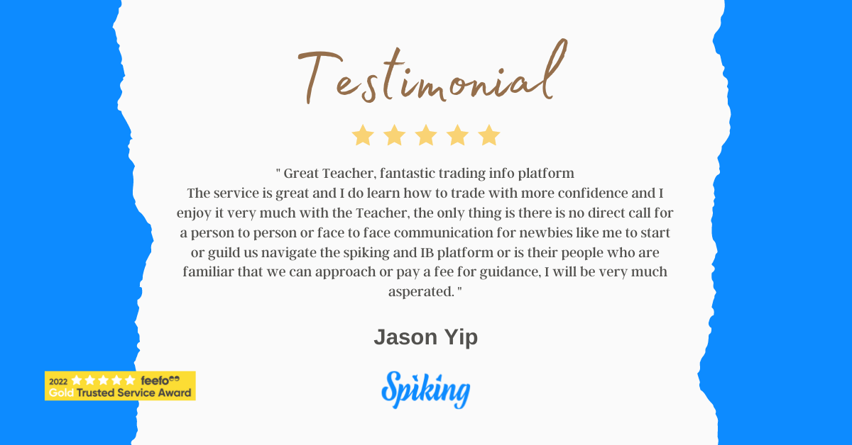 Spiking Testimonial - Feefo Review
