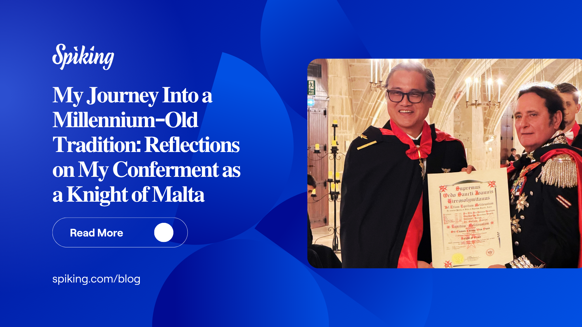 My Journey Into a Millennium-Old Tradition: Reflections on My Conferment as a Knight of Malta