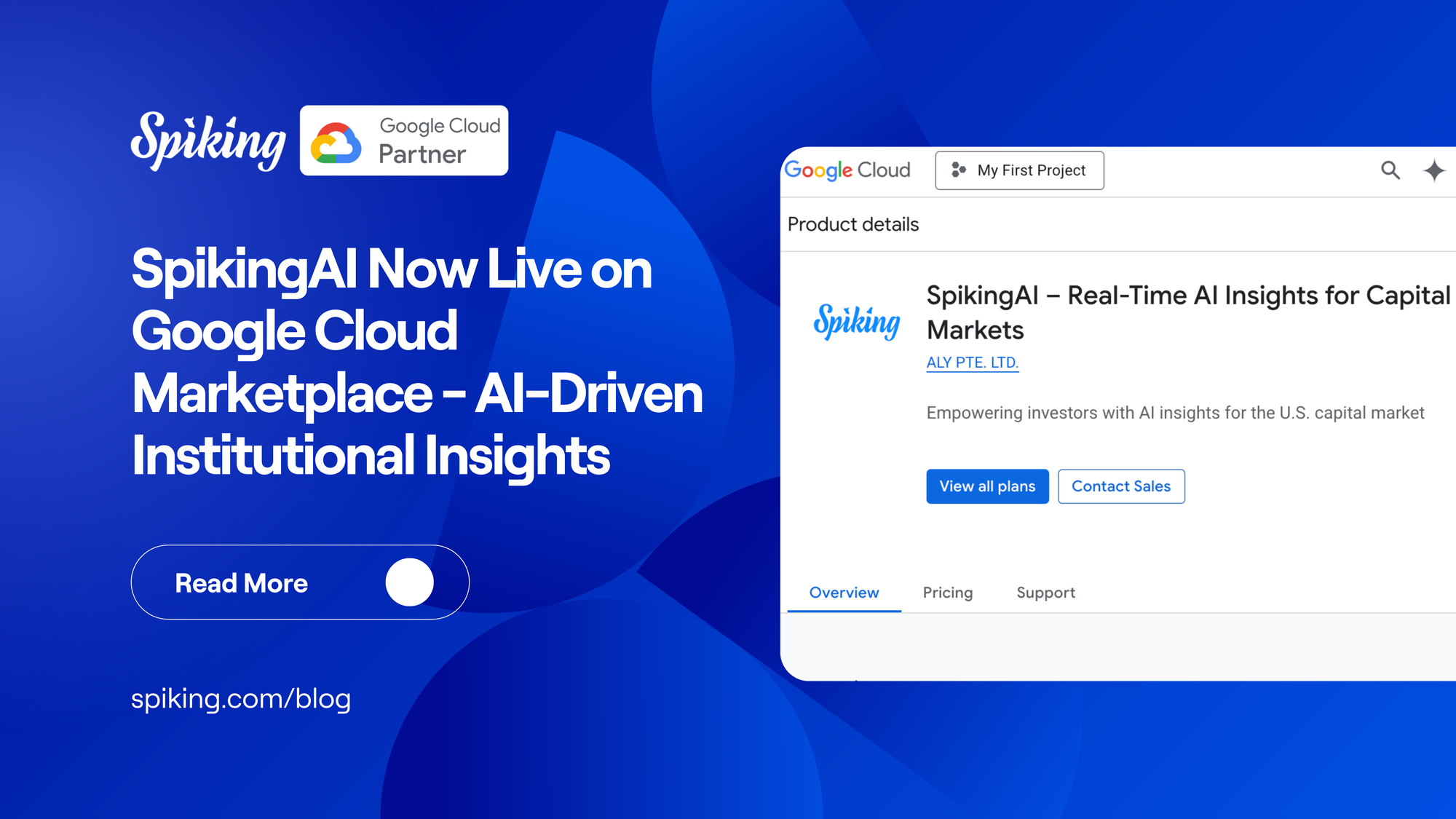SpikingAI Launches on Google Cloud Marketplace to Deliver AI-Powered Institutional Money Flow Insights
