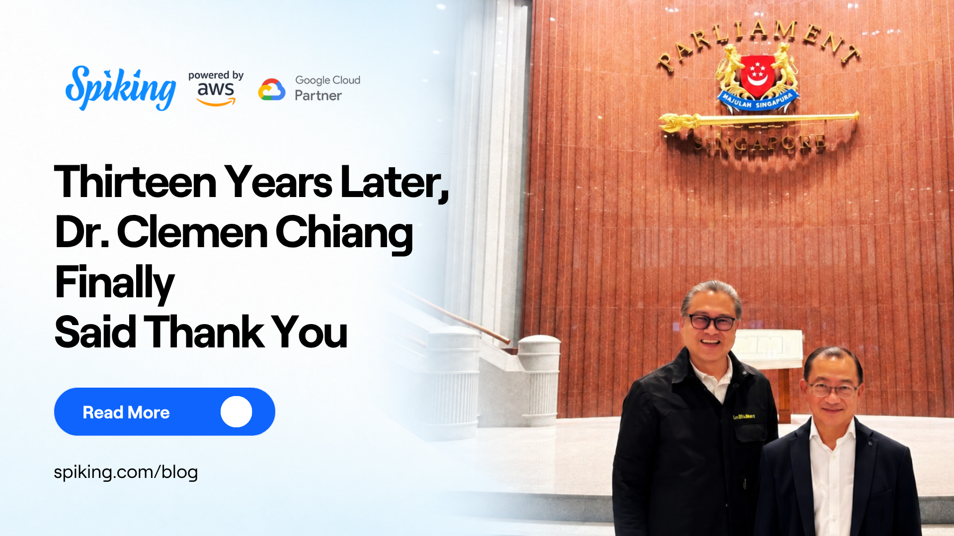 Thirteen Years Later, Dr. Clemen Chiang Finally Said Thank You