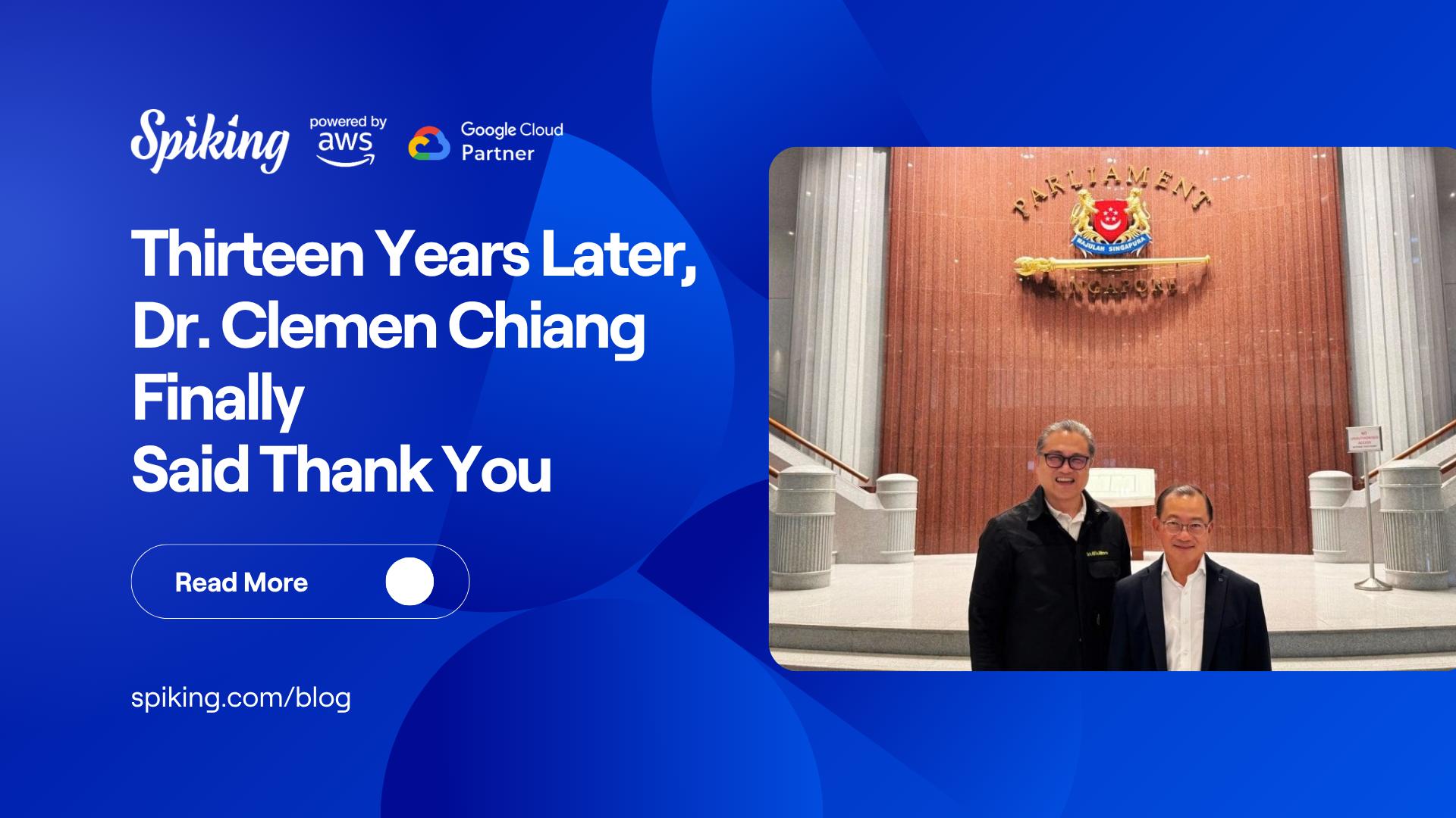 Thirteen Years Later, Dr. Clemen Chiang Finally Said Thank You