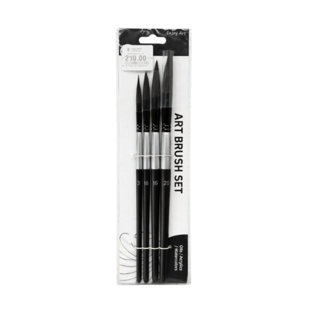 ARTIST BRUSH SET 1X4 PWB-16L25-A YJY-A0016