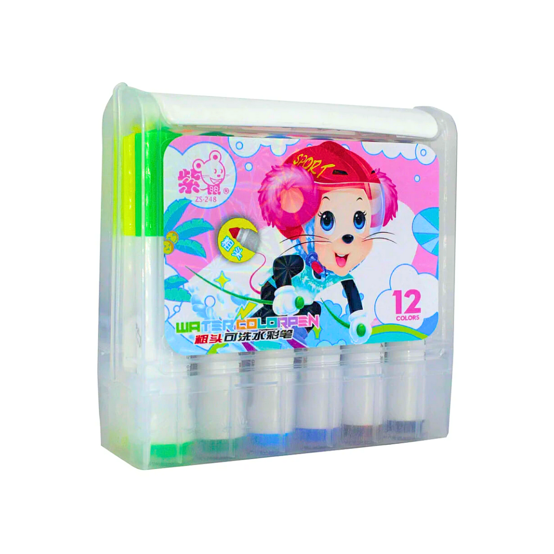 WATER COLOR PEN SET 1X12 5072-014