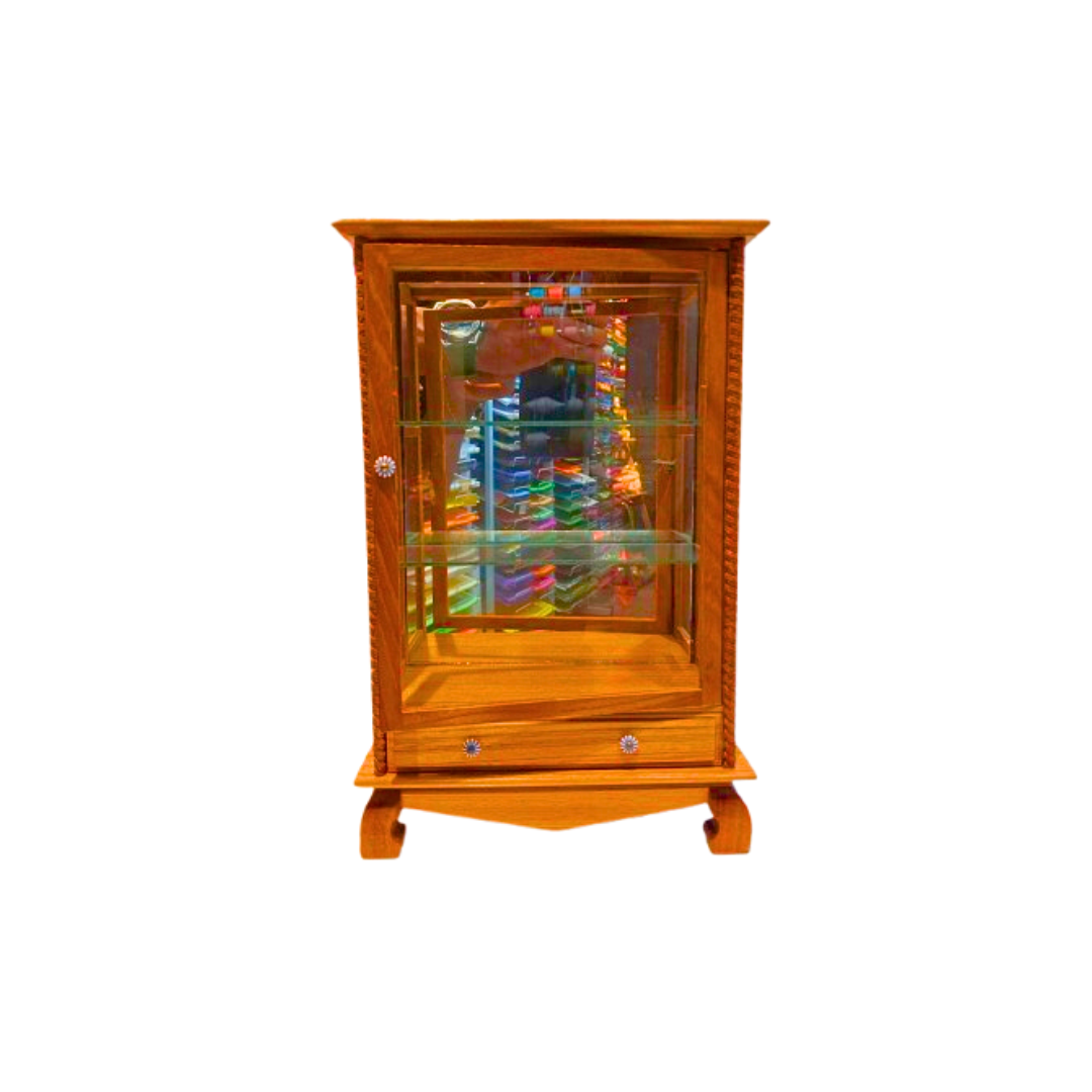 WOOD SHOWCASE CABINET 9"