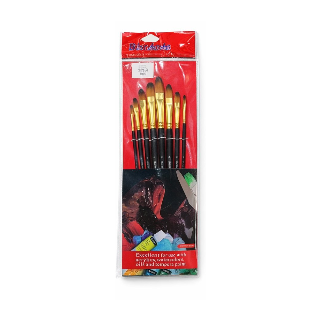 FIBERT BRUSH SET 9PCS