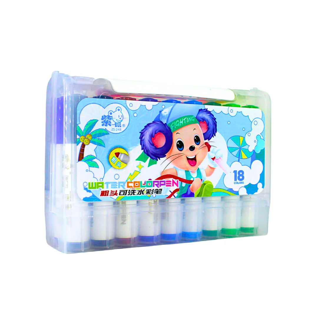 WATER COLOR PEN SET 1X18 5072-015