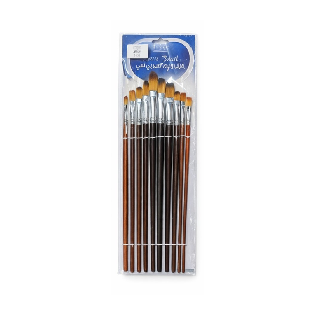 ARTIST BRUSH 13 ASSORTED FLAT BRUSH SET 5291-053