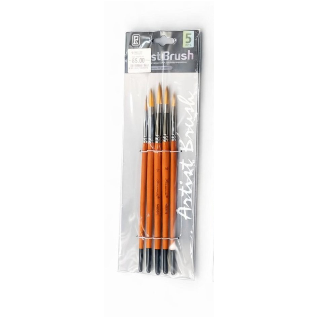 ARTIST BRUSH SET 1X5 PWB-16L25-A ROUND HB095