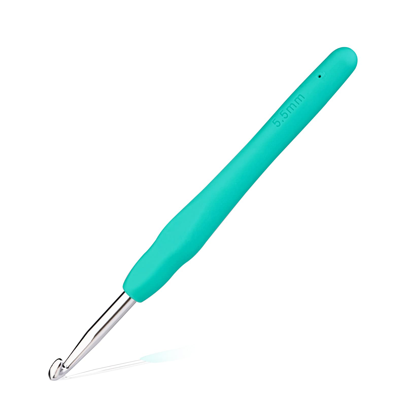 CROCHET  HOOK PLASTIC HANDLE 6.0MMX13CM
