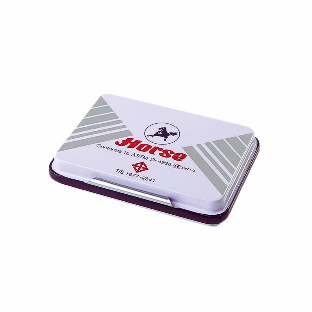HORSE STAMP PAD BLACK, BLUE, RED NO.4