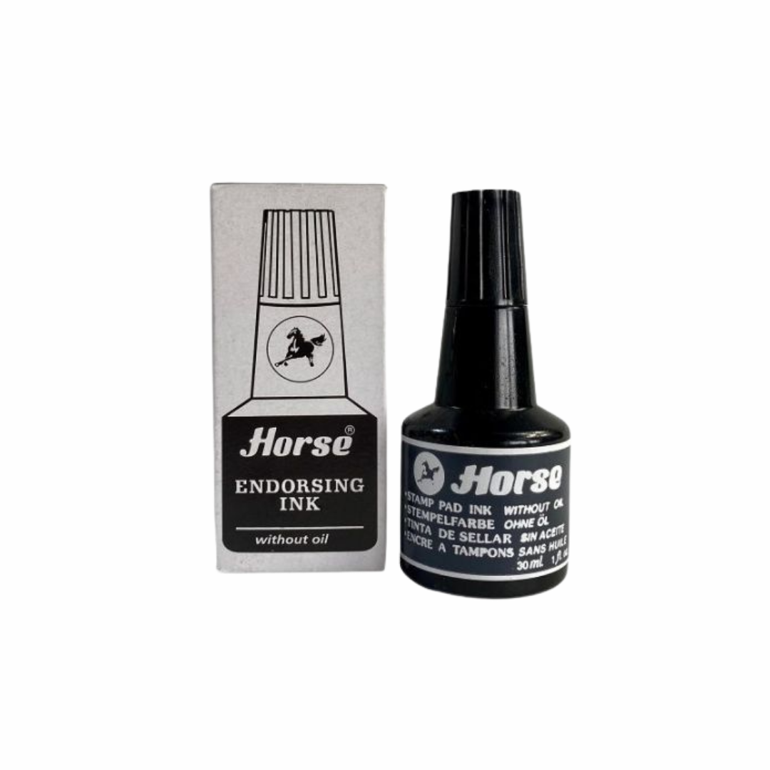 STAMP PAD INK BLACK HORSE