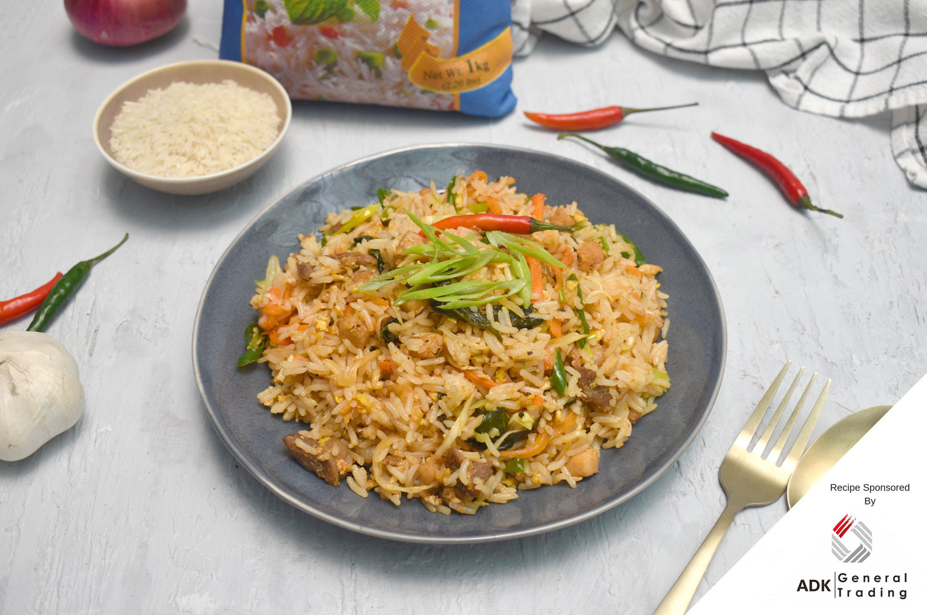 Mixed Mongolian Rice