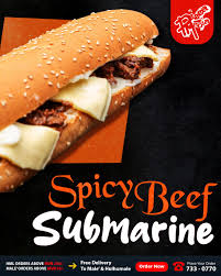 chili Beef Submarine