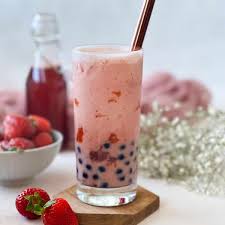 Strawberry Boba Tea