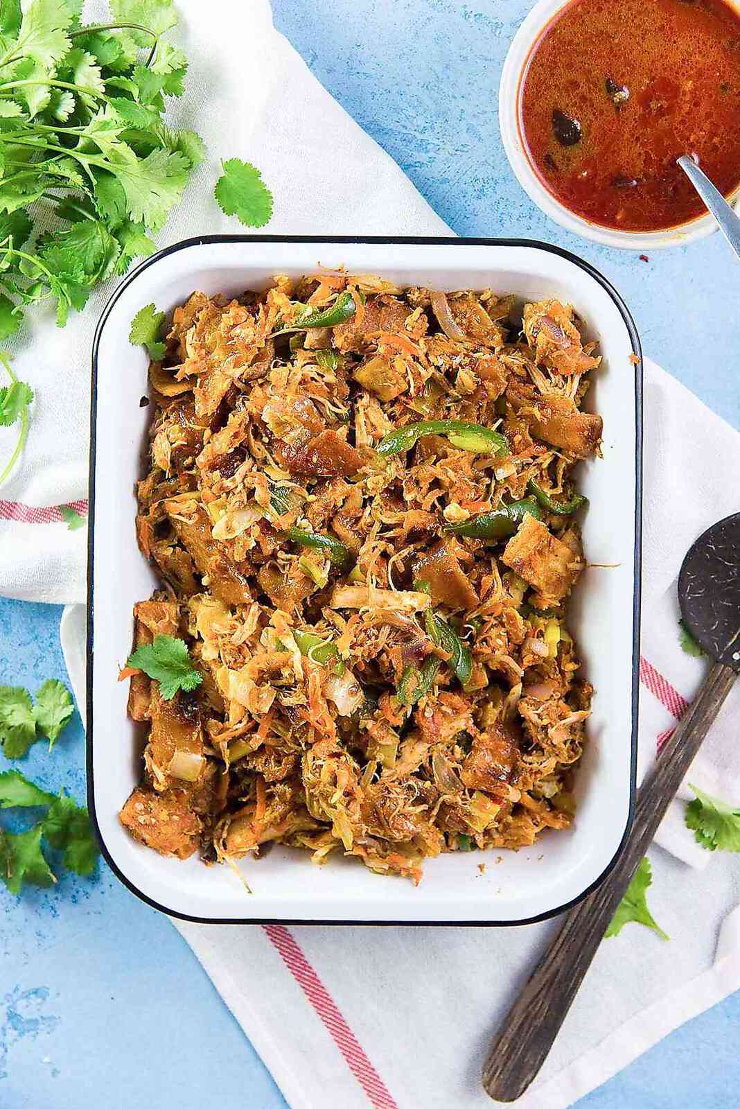 Cheese Chicken Kottu Roshi