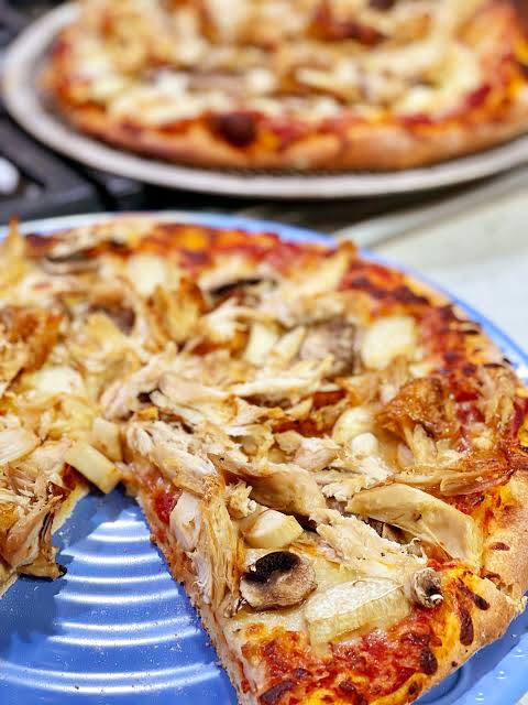 Chicken Mushroom Pizza