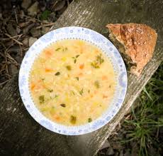Healthy Oats and Chicken Soup