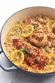 Herb chicken Served with Rice and Salad