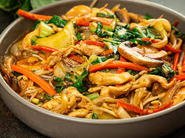 Mixed Chop Suey (Rice/Spaghetti)