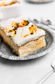 Passionfruit Milk Cake